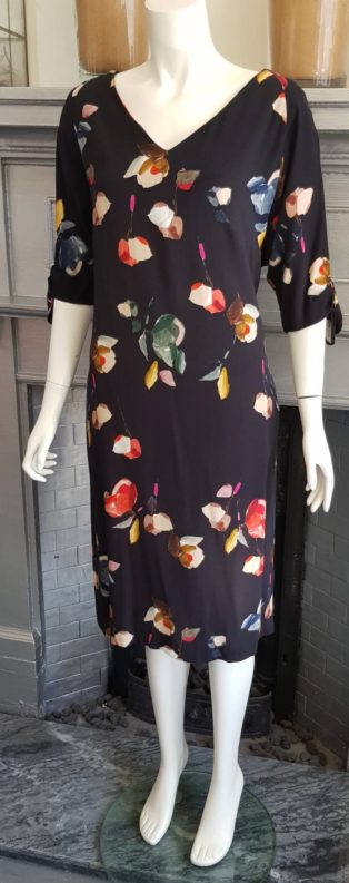 Pomodoro – Tulip Dress – Black with Print