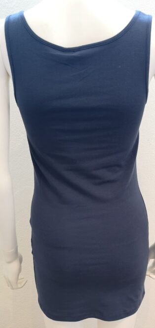 VM – MAXI LONG VEST TOP – NAVY