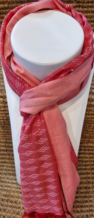 Tara – Dobby Shawl – Coral