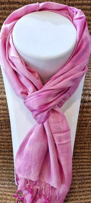 Tara – Tie Dye Shawl – Pink