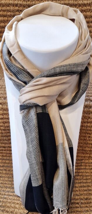 Tara –   Viscose Shawl – Camel