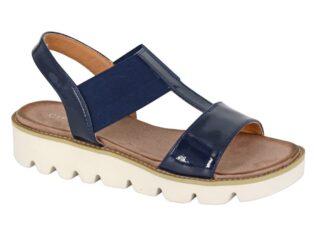 Cipriata – Aladina Wedge Sandal – Navy