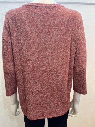 Vero Moda – Brianna – V Neck Jumper – Mahogany