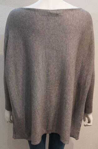 Diverse – Gabriella Two Pocket Jumper – Light Grey