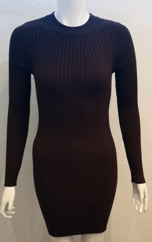 Pieces – Crista Knit Dress – Chicory