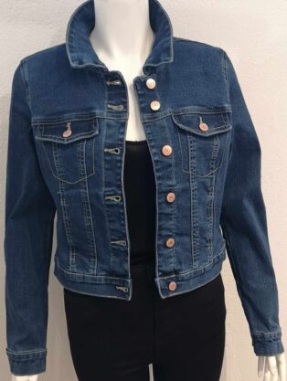 Vero Moda – Luna Slim Denim Jacket – Denim