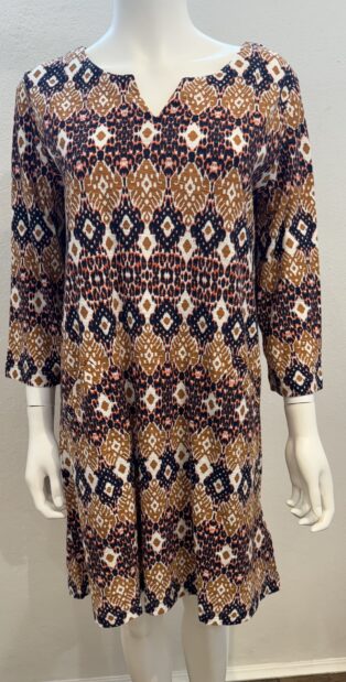 Adini – Nellie Tunic – Animal Ikat Print