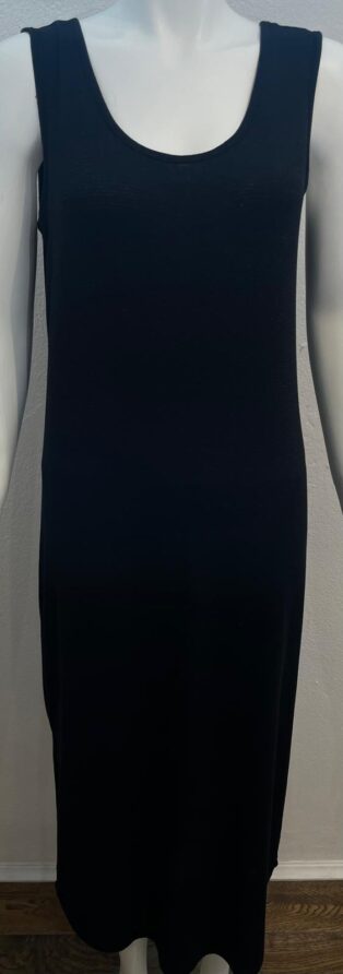 Pieces – Billo Tank Midi Lurex Dress – Black