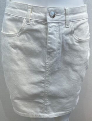 Vero Moda – Luna – Denim Skirt – Cloud Dancer