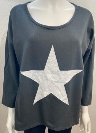 Diverse – Isla Star Sweatshirt – Dark Grey