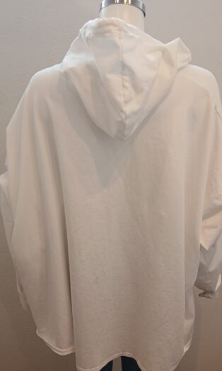 Paris – Distressed Sweatshirt – White