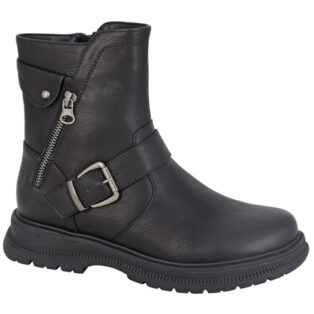 Cipriata – Tilda Biker Ankle Boot – Black