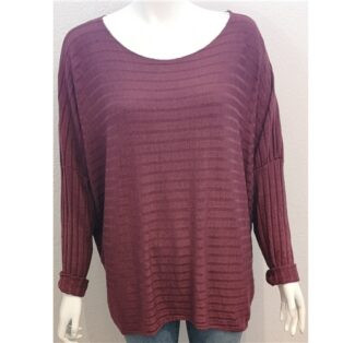 Sarah Tempest – Hi Lo Top – Plum