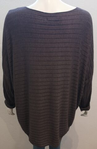 Sarah Tempest – Hi Lo Top – Chocolate