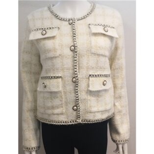 Luxtyle – Parisian Style Jacket – Cream and Black