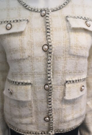 Luxtyle – Parisian Style Jacket – Cream and Black