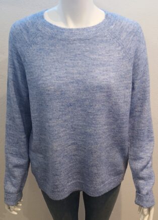 Pieces – Juliana Long Sleeve Knit – Hydrangea