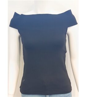 Pieces – Margo  off the Shoulder Top – Black