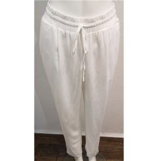 Vero Moda – Jesmilo Ankle Pants Linen Mix – Snow White