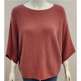 Sarah Tempest – Cropped Batwing Overtop – Papaya