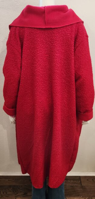 Diverse – Ulrika Boucle Coat – Red