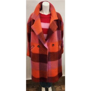 Diverse – Urvi Check Wool Coat – Multicoloured
