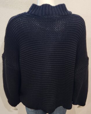 Diverse – Valentina – Chunky Knit Jumper – Black