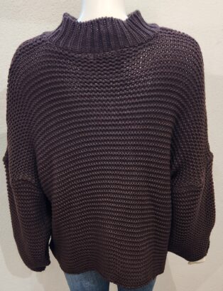 Diverse – Valentina – Chunky Knit Jumper – Brown