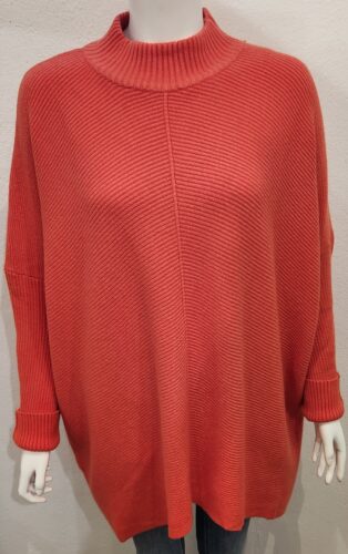 Diverse – Veronica – Turtle Neck Jumper – Orange