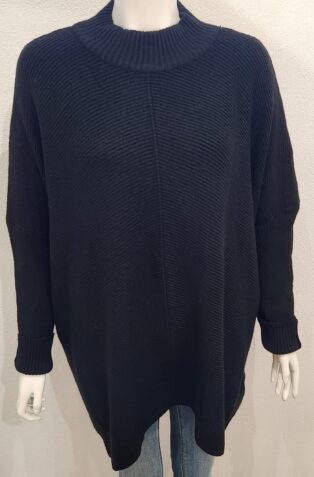 Diverse – Veronica – Turtle Neck Jumper – Black