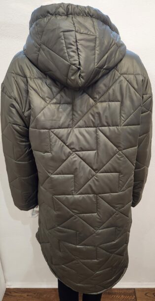 Diverse – Valerie Padded Coat – Khaki Green