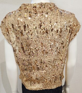 Diverse – Val – Sequinned Top – Gold