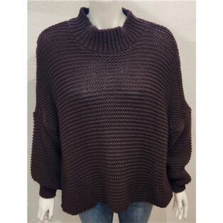 Diverse – Valentina – Chunky Knit Jumper – Brown