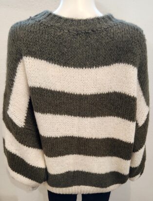 Diverse – Trinny Jumper – Khaki and Oatmeal