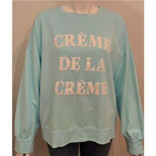 Diverse – Creme de la Creme Sweatshirt – Lagoon Blue