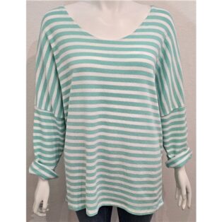 Diverse – Wenda Striped Tunic – Mint