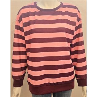 Diverse – Wyn Sweatshirt – Burgundy and Pink