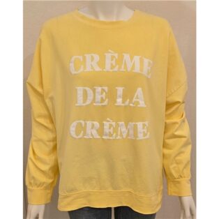 Diverse – Creme de le Creme Sweatshirt – Lemon