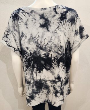 Diverse – Awel Tie Dye T.Shirt – Black Mix