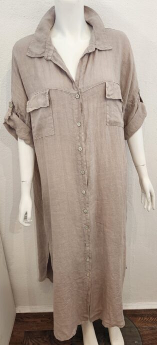 Diverse – Bernice Linen Shirt Dress/Coat